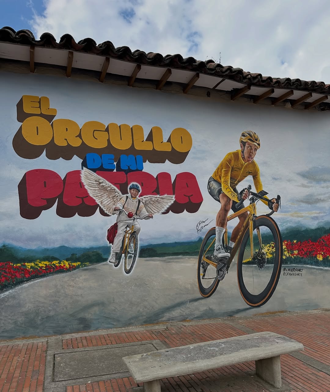 RENOVACIÓN DEL MURAL “EL ORGULLO DE MI PATRIA” Inicialmente era un mural …pero se convirtió en u